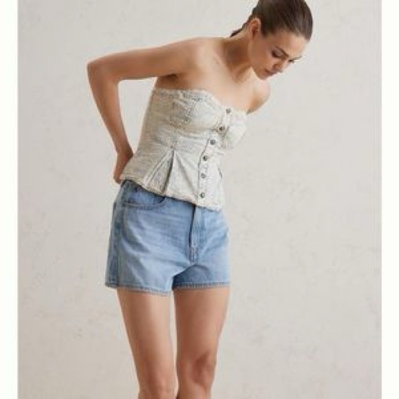 Anthropologie button down corset. - Picture 3 of 4